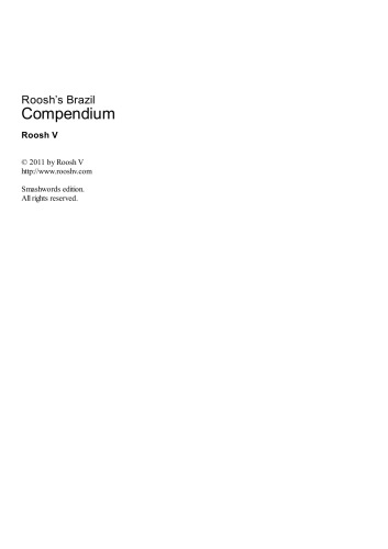 ﻿Compendium برزیل Roosh: نکات وانت ، راهنماهای شهر و داستان