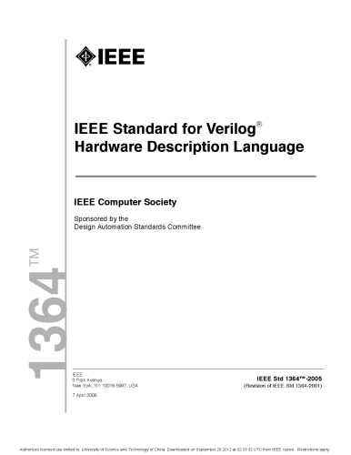 ﻿استاندارد IEEE برای زبان توصیف سخت افزار Verilog®