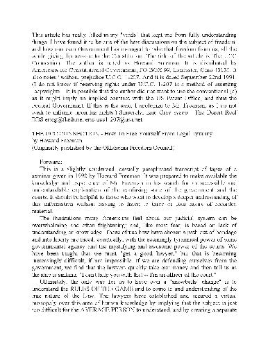 اتصال UCC - چگونگی آزاد کردن خود را از طغیان قانونی