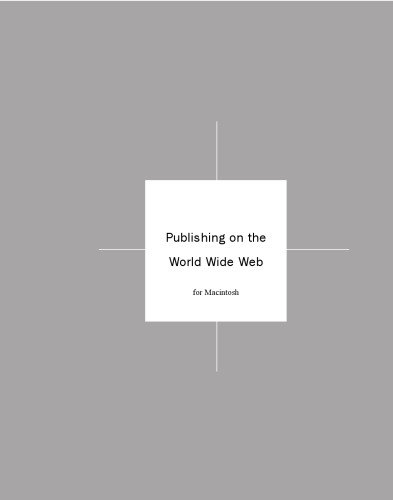 ﻿انتشار در شبکه جهانی وب برای مکینتاش