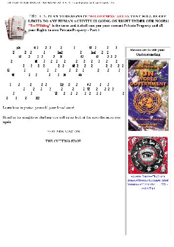 U N برای تعیین مناطقی از مناطق بیابانی که محدودیتی برای فعالیت های انسانی وجود دارد ، برنامه ریزی کنید