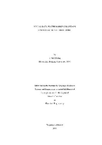 Watermarking Data Visual بر اساس تعبیه سیگنال سینوسی