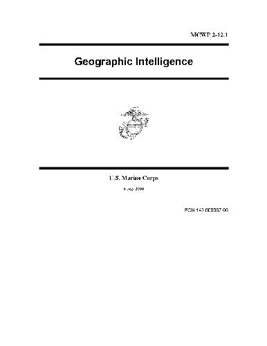 اطلاعات جغرافیایی (GEOINT) MCWP 2-12.1