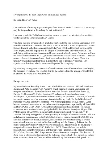 گناهکار فرض شده: نظام حقوقی انگلیس در معرض دید قرار گرفت