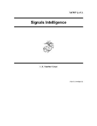 سیگنال هوش (SIGINT) MCWP 2-15.2