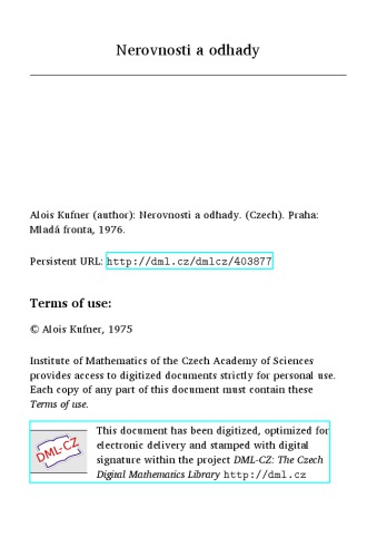 نابرابری ها و تخمین ها