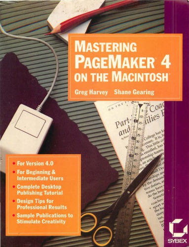 Mastering PageMaker 4 در مکینتاش