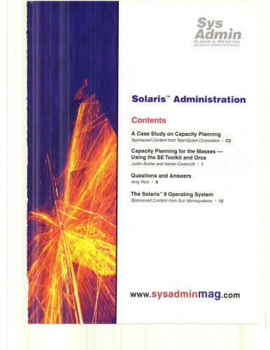 ﻿Sys Admin، مکمل 2003: Solaris Administration