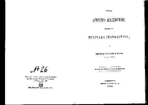 تمرین شمشیر. آموزش نظامی