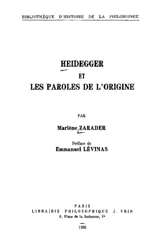 ﻿هایدگر و کلمات اصلی