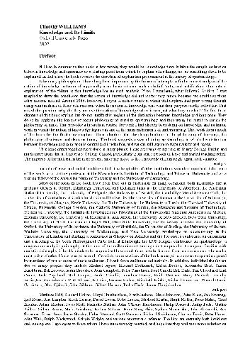 دانش و محدودیت های آن