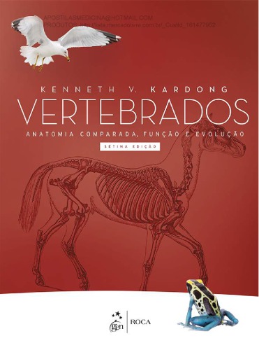 ﻿مهره داران - آناتومی مقایسه ای، عملکرد و تکامل