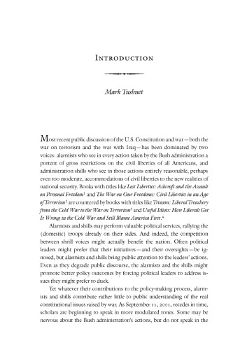 ﻿قانون اساسی در زمان جنگ: فراتر از هشدار و رضایت