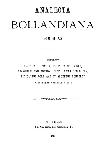 Analecta Bollandiana