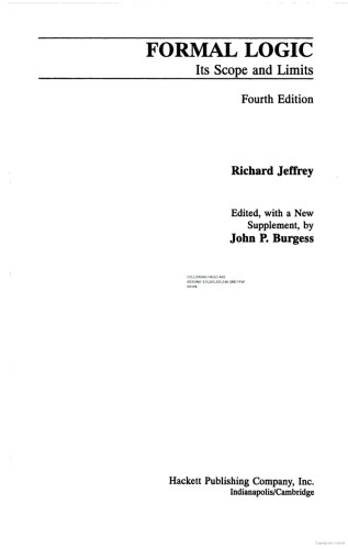 ﻿منطق صوری: محدوده و محدودیت های آن