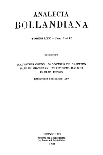 Analecta Bollandiana