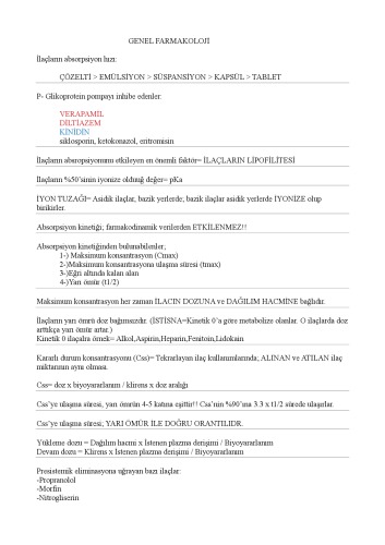 ﻿خلاصه یادداشت Tusem Pharmacology 2018