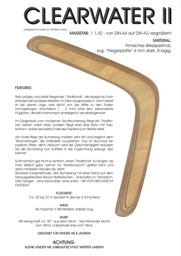 برنامه های برنامه Blueprint بولومرنگ Clearwater Boomerang