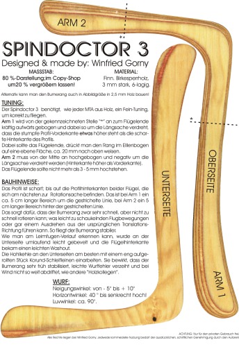 Spin Doctor III برنامه بومرنگ طرح بومرنگ طرح