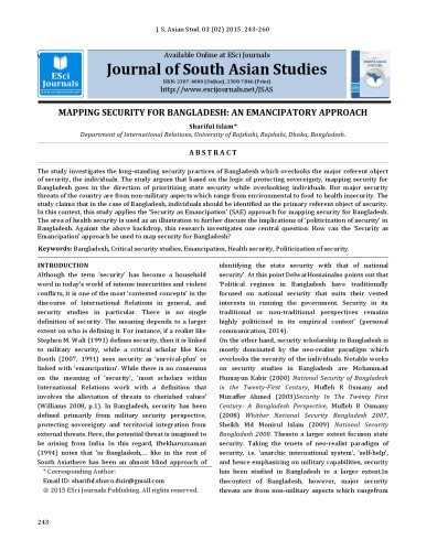 ﻿امنیت بنگلادش