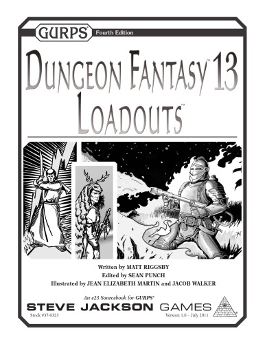 ﻿نسخه 4 GURPS. Dungeon Fantasy 13: Loadouts