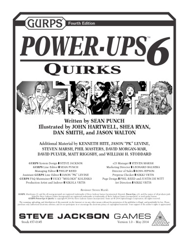 GURPS 4th edition. قدرت یو پی اس 6: دلربا