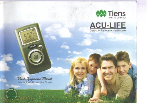 ﻿راهنمای طب سوزنی دستی Tiens Aculife 2018
