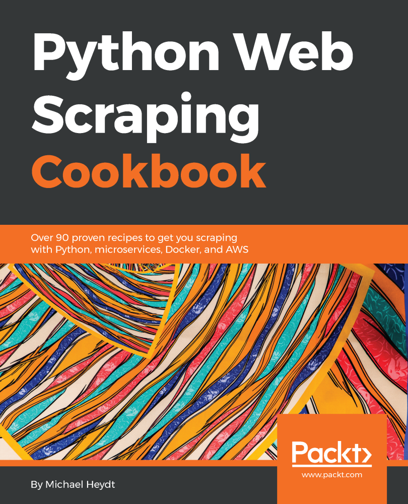کتاب آشپزی scraping Web Python