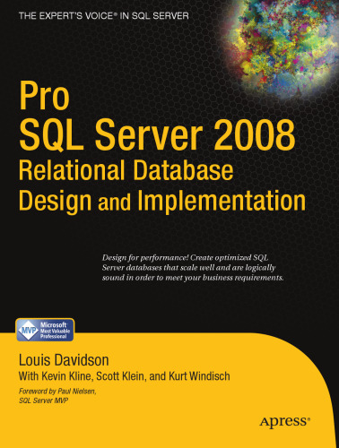 طراحی و پیاده سازی بانک اطلاعاتی رابطه ای Pro SQL Server 2008