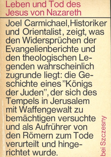 ﻿زندگی و مرگ عیسی ناصری