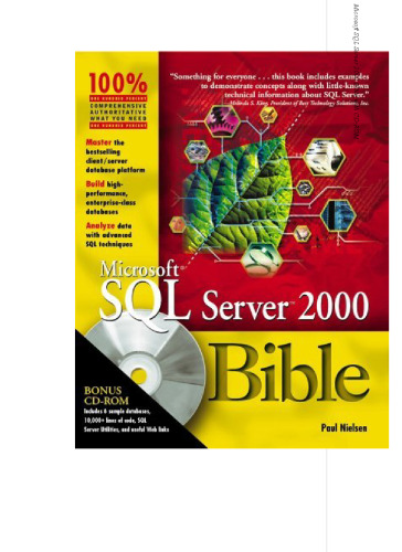 Microsoft SQL Server 2000 کتاب مقدس با CD-ROM