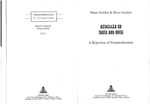 ﻿هایدگر درباره حقیقت و اسطوره: رد پست مدرنیسم