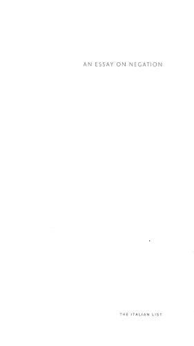 ﻿مقاله ای در مورد نفی: برای یک انسان شناسی زبانی