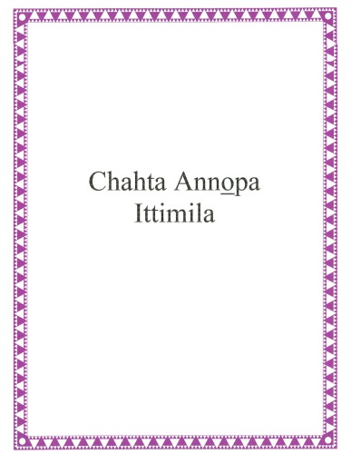 ﻿Chahta Anno̱pa Ittimila