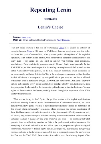 ﻿تکرار لنین