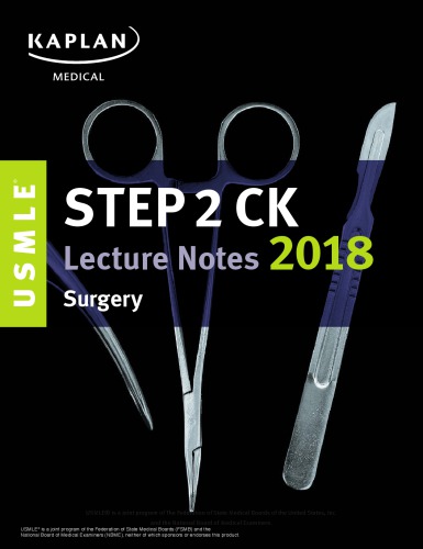 ﻿یادداشت های سخنرانی USMLE Step 2 CK 2018: جراحی