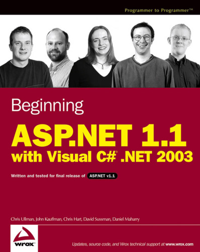 ﻿شروع ASP.NET 1.1 با Visual C#.NET 2003