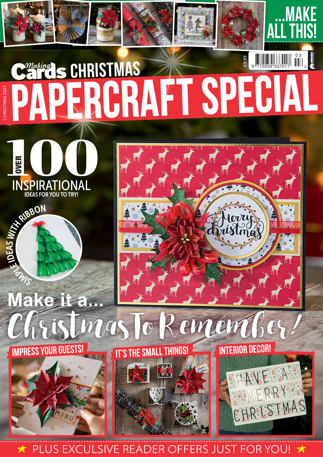 ﻿ساخت کارت های مخصوص کریسمس Papercraft ویژه 2017