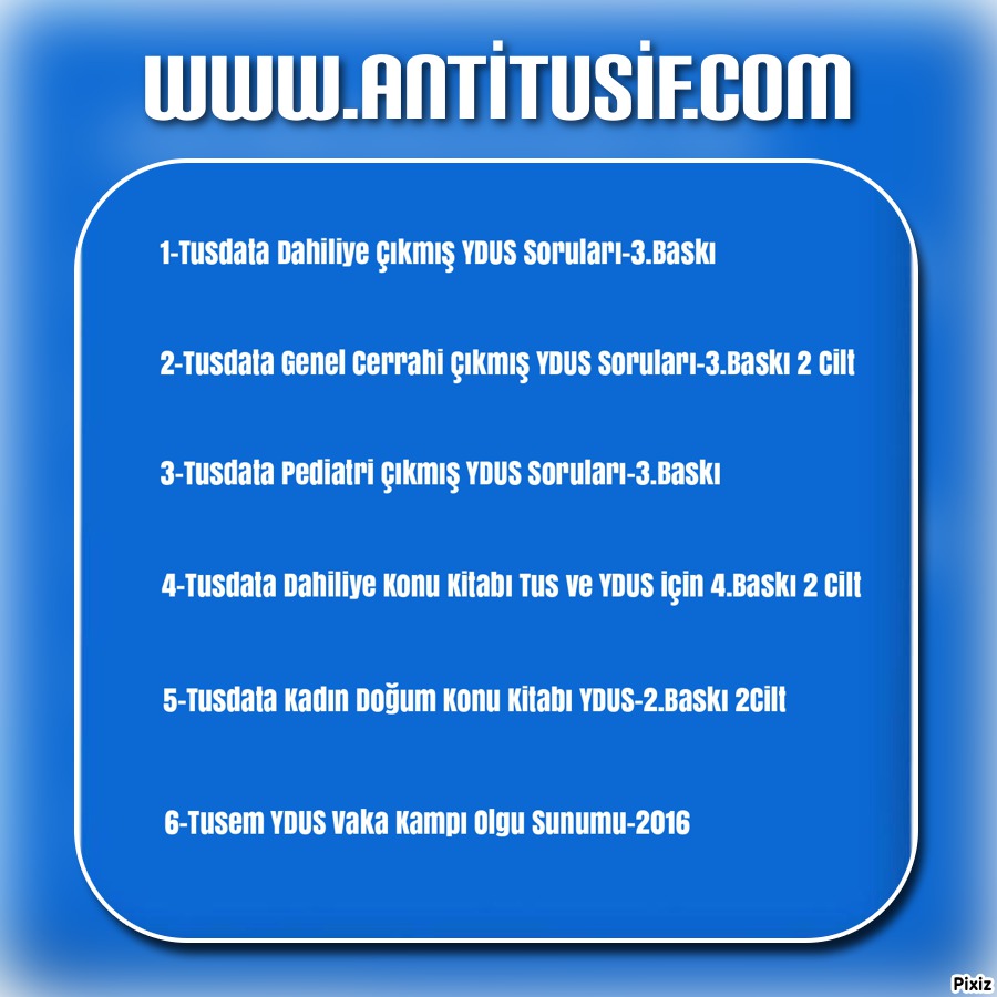 ﻿کتابهای موضوعی YDUS، کتابهای سؤالات صادر شده YDUS