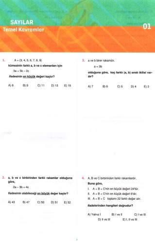 ﻿بانک سوالات Endemic TYT Mathematics 2018-19