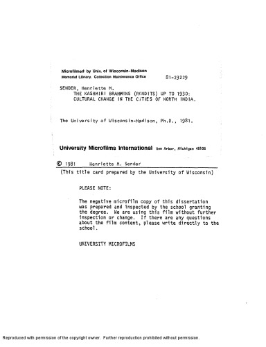 ﻿پاندیت های کشمیری: مطالعه انتخاب فرهنگی در شمال هند