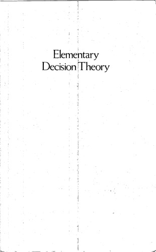 تئوری تصمیم اولیه