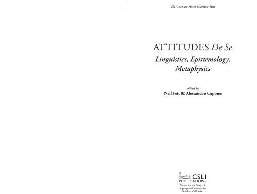 ﻿نگرش ها: زبان شناسی، معرفت شناسی، متافیزیک