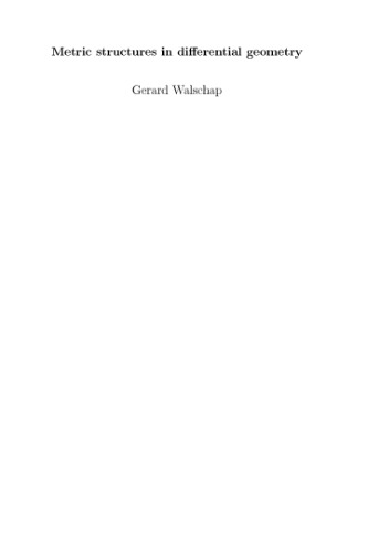 ﻿سازه های متریک در هندسه دیفرانسیل