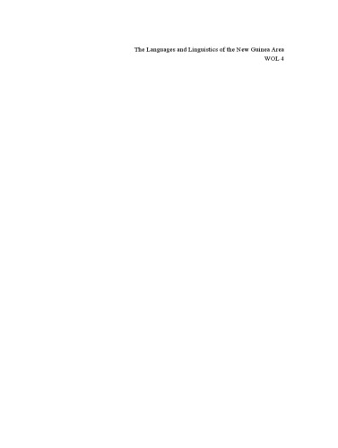 ﻿زبان ها و زبان شناسی منطقه گینه نو. راهنمای جامع
 e-ISBN (PDF) 978-3-11-029525-2