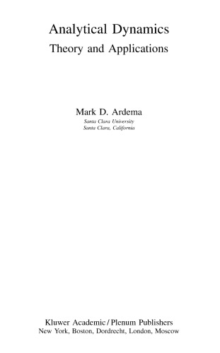 دینامیک تحلیلی: نظریه و کاربردها