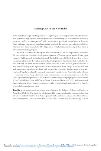 ﻿ساخت خودرو در هند جدید: صنعت، ناپایداری و غیررسمی