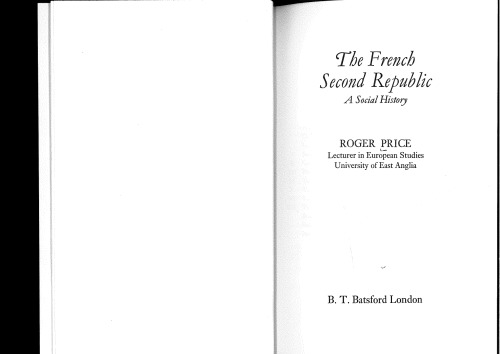 ﻿جمهوری دوم فرانسه - تاریخ اجتماعی