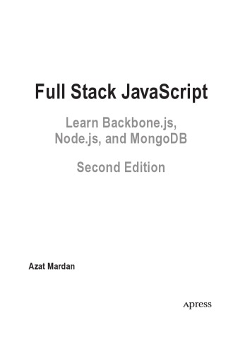 ﻿جاوا اسکریپت کامل پشته. Backbone.js، Node.js و MongoDB را بیاموزید [ویرایش دوم]