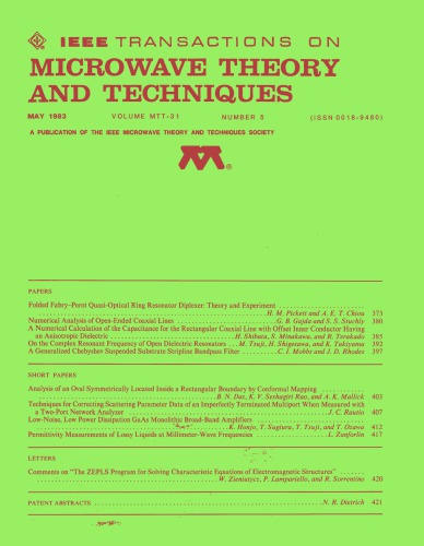 ﻿IEEE MTT-V031-I05 (1983-05)